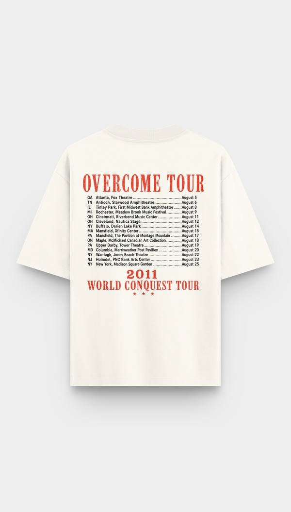 Camiseta Overcome Oversized Eternal Tour Off White-001