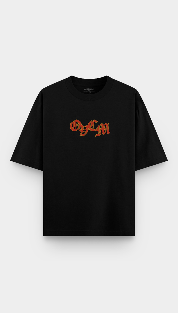 Camiseta Overcome Oversized Crimson Preta-001