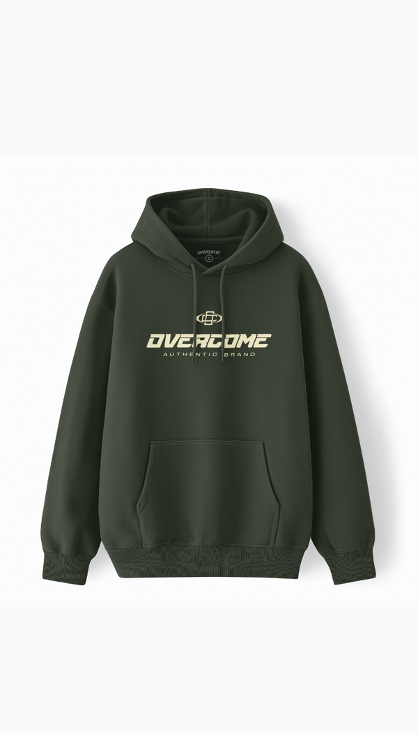 Moletom Overcome Canguru Unbreaker Verde-001