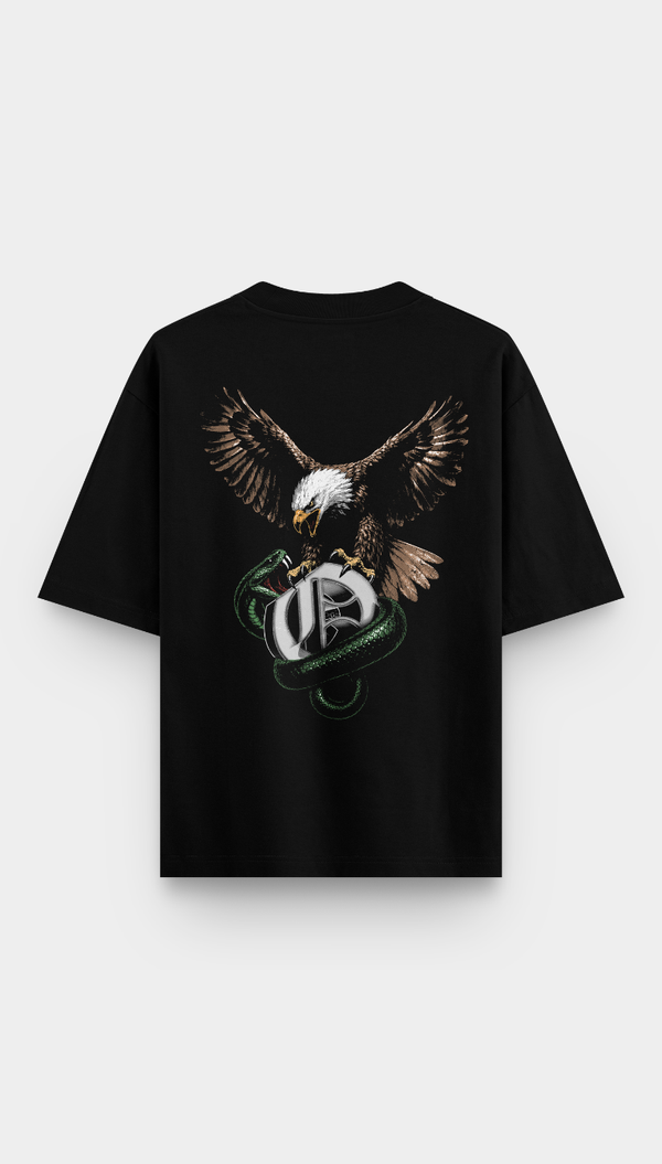 Camiseta Overcome Oversized Venon Eagle Preta-001