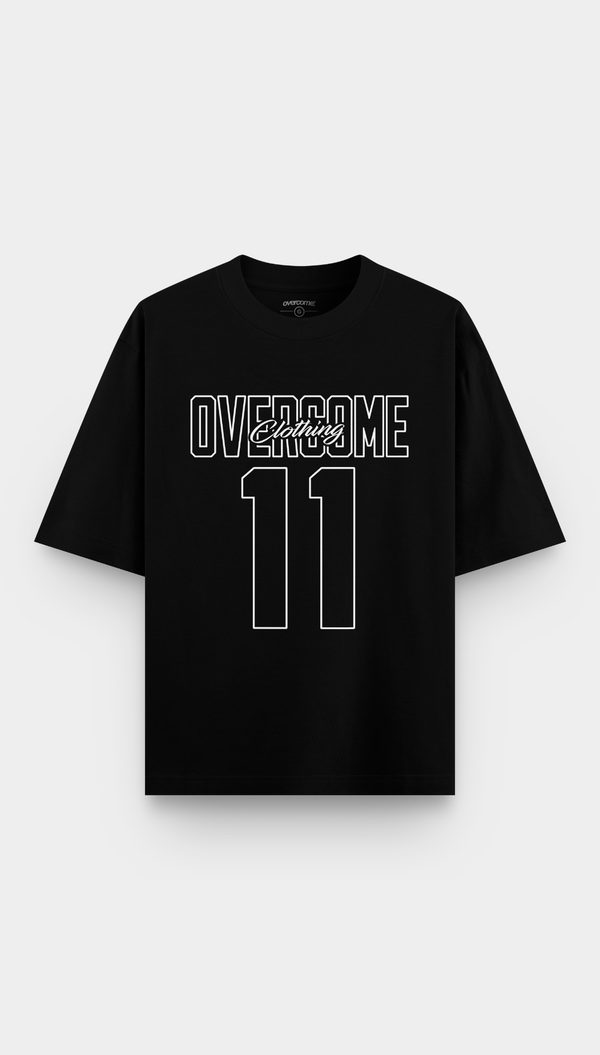 Camiseta Overcome Oversized Unit XI Preto-001