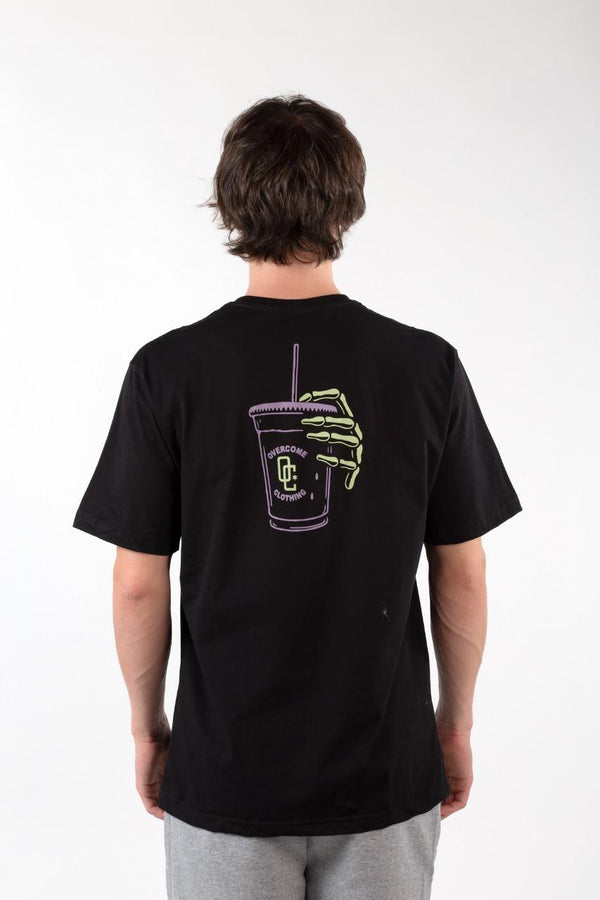 Camiseta Overcome Juvenil Drink Of Death Preta