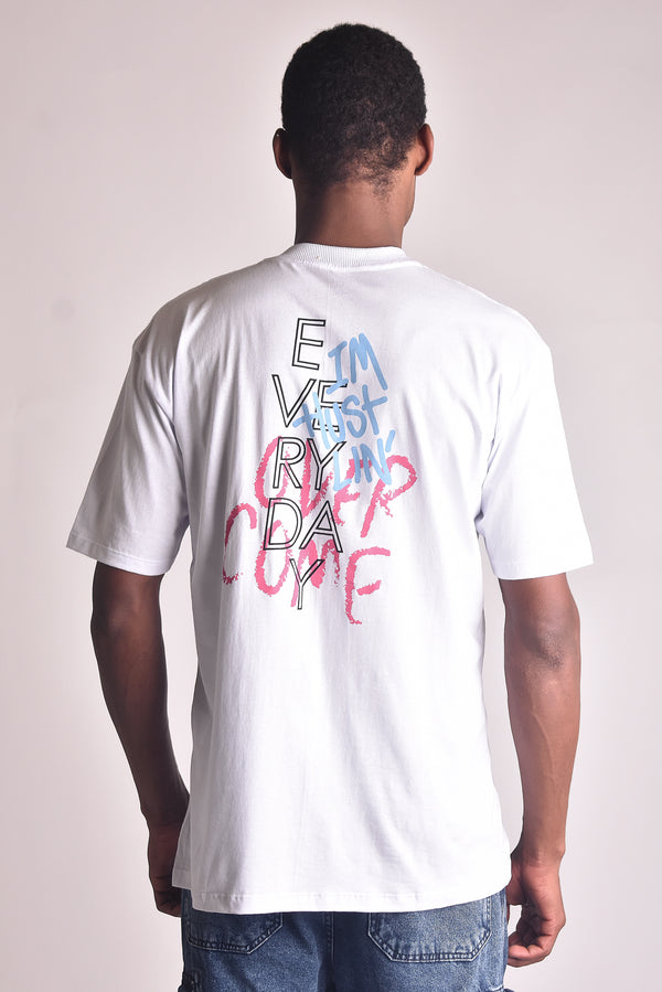 Camiseta Overcome "Hustlin" Branca-001