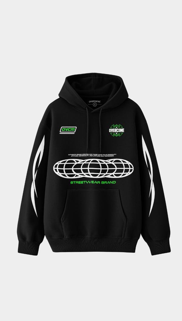 Moletom Canguru Overcome Street Grid Preto-001