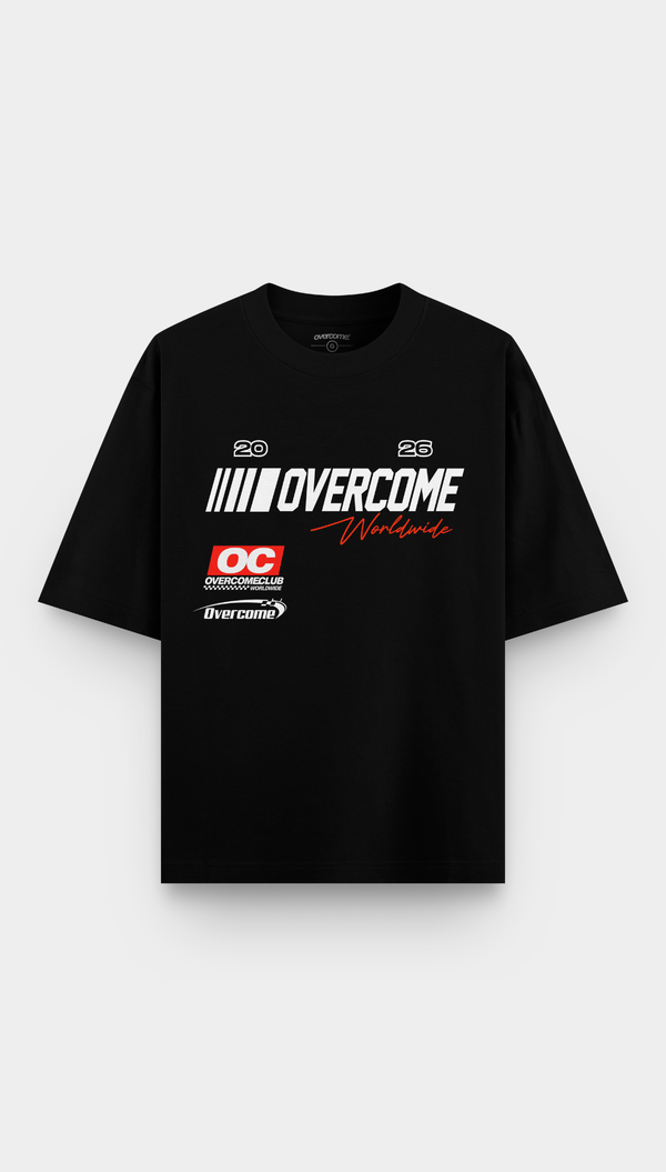Camiseta Overcome Oversized Race Club Preta-001