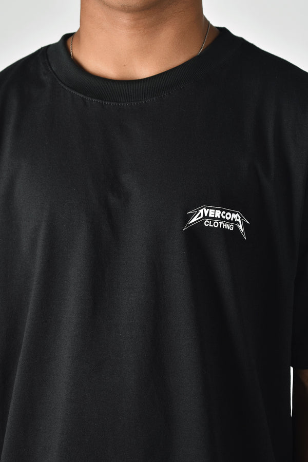Camiseta Overcome Metallic Preta