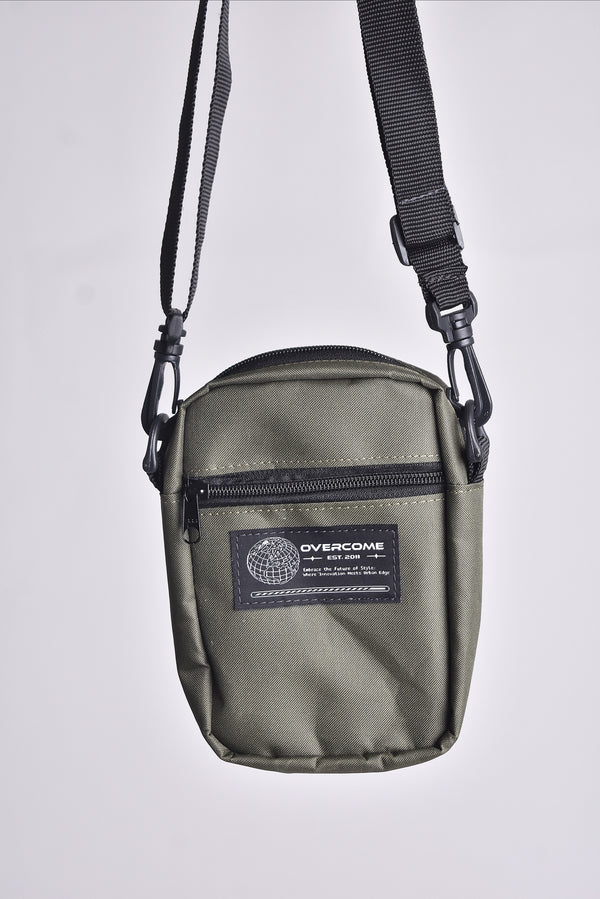 Shoulder Bag Overcome Bass Verde Militar
