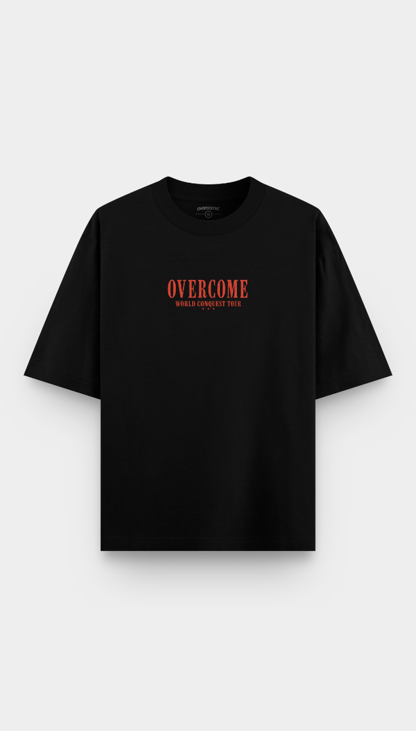 Camiseta Overcome Oversized Eternal Tour Preta-001