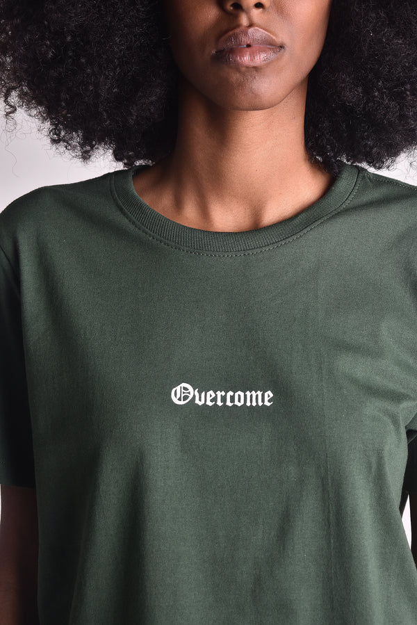 Camiseta Overcome New Script Verde Militar