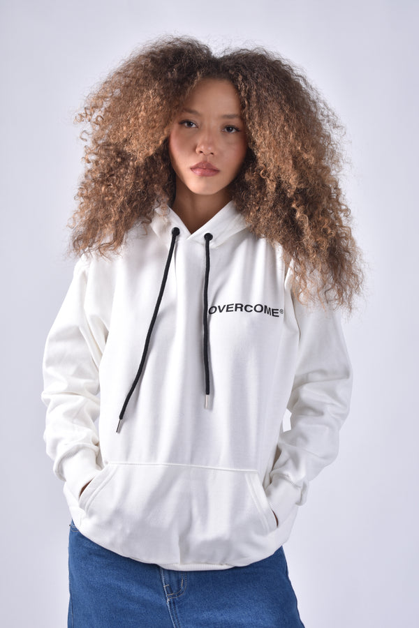 Moletom Overcome Canguru Basic Ovcm Off White