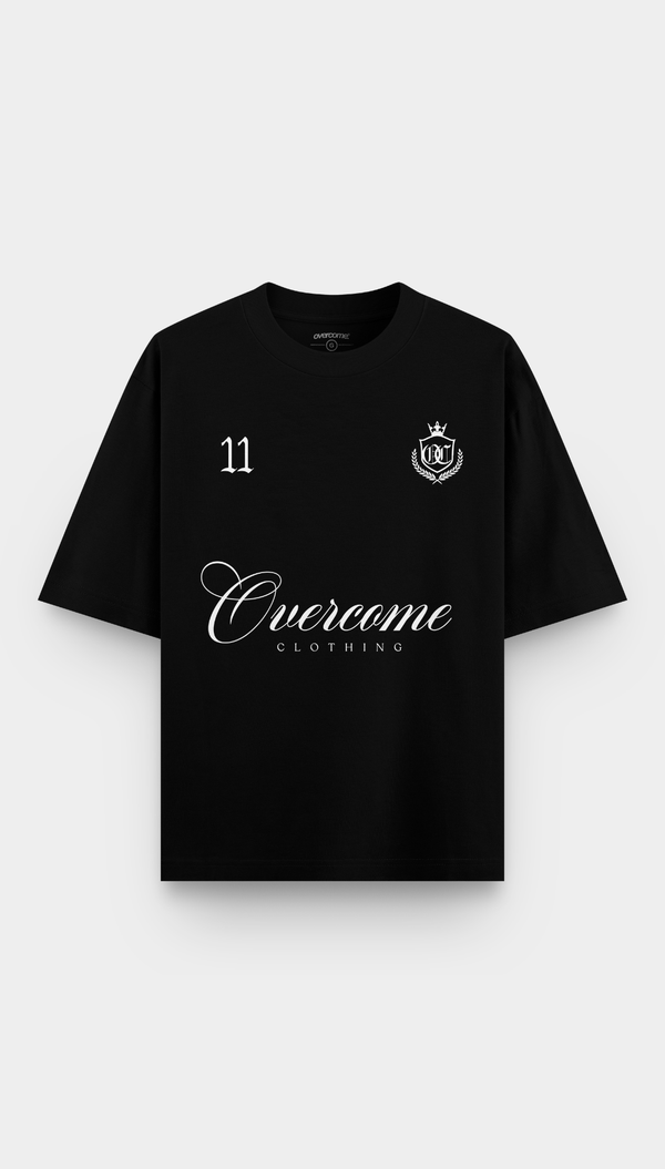 Camiseta Overcome Oversized "11" Preta-001