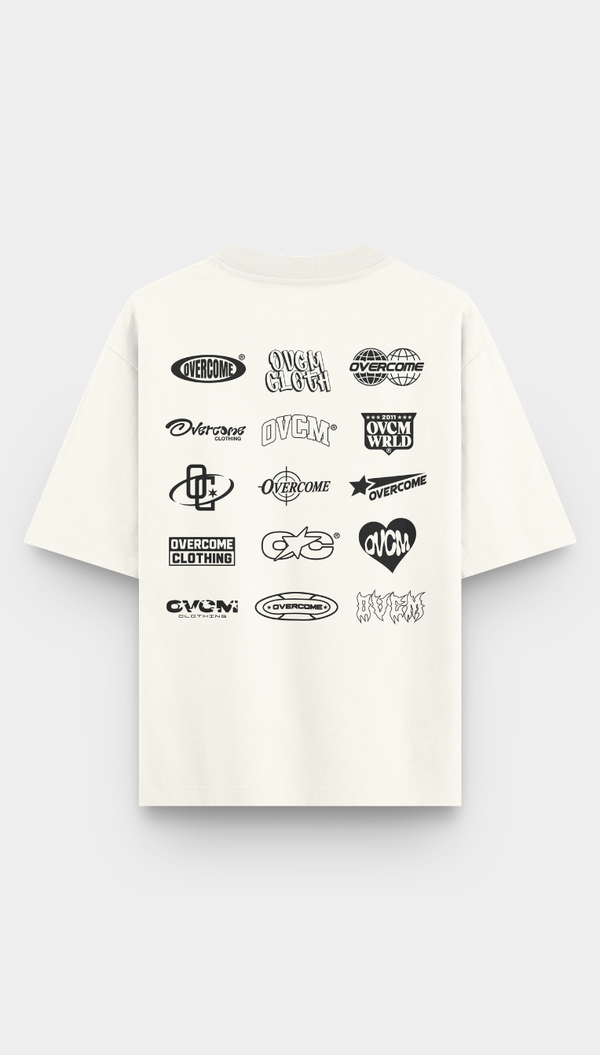 Camiseta Overcome Oversized Archive Off White-001