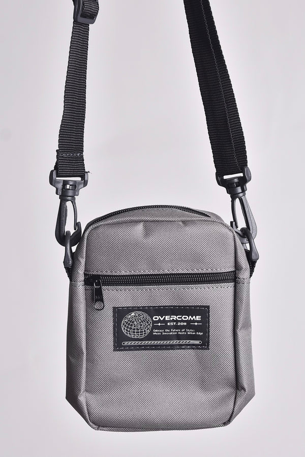 Shoulder Bag Overcome Bass Cinza Chumbo
