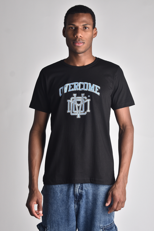 Camiseta Overcome New Crossed Preto