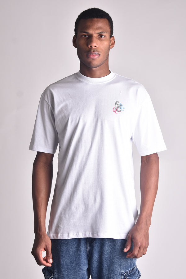 Camiseta Overcome "Hustlin" Branca-001