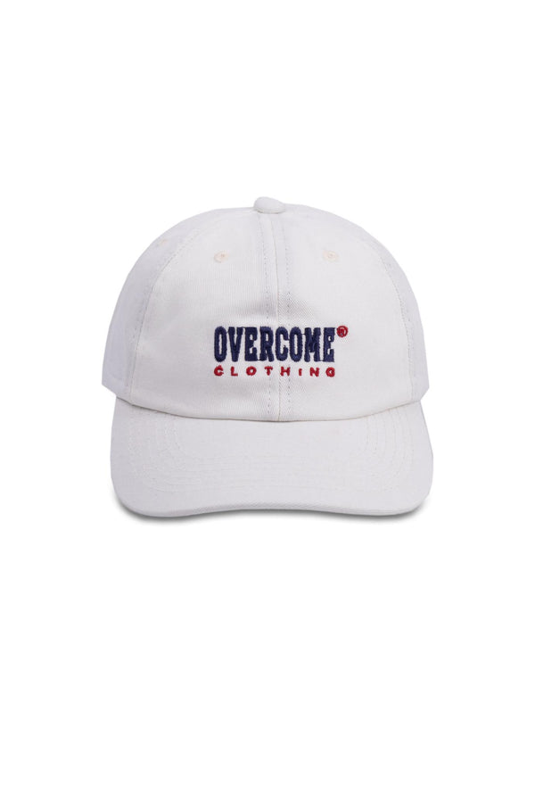 Boné Dad Hat Overcome League Off White