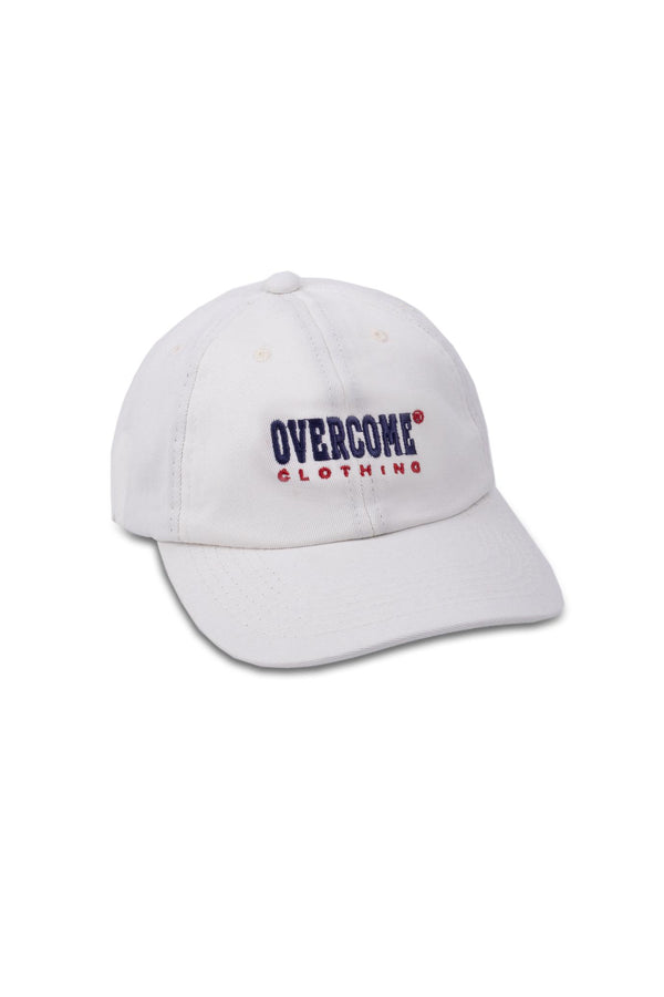 Boné Dad Hat Overcome League Off White