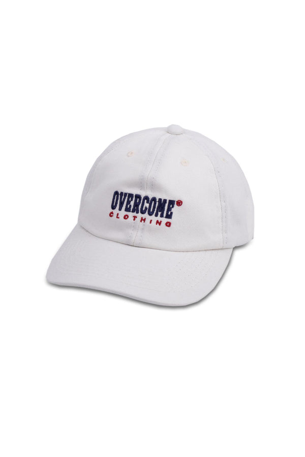 Boné Dad Hat Overcome League Off White