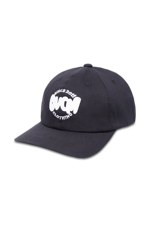 Boné Dad Hat Overcome Brand Stamp Preto