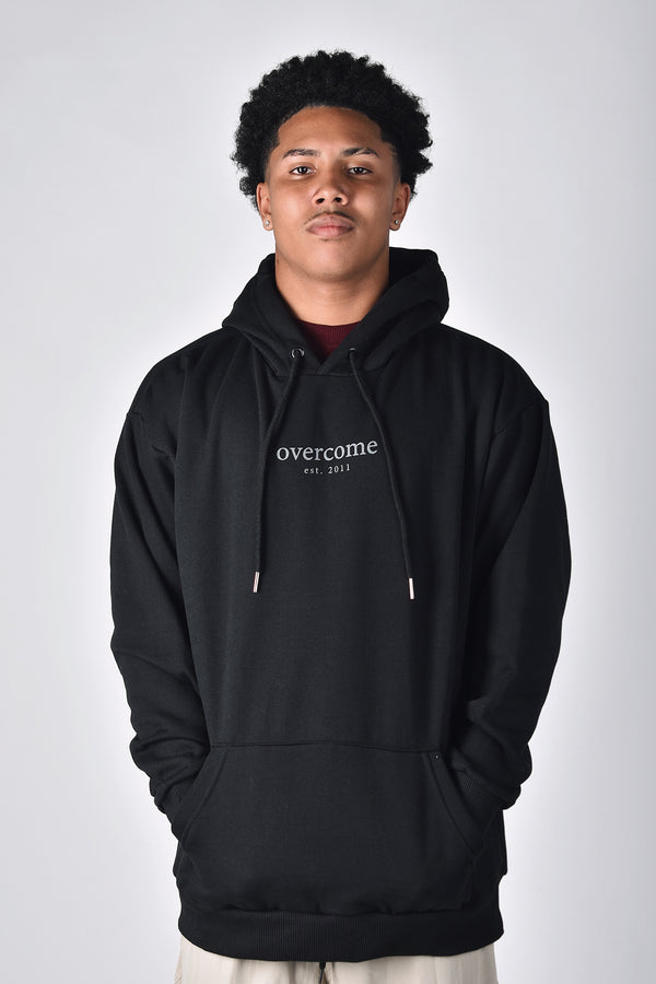 Moletom Overcome Canguru Est 2011 Preto/Chumbo