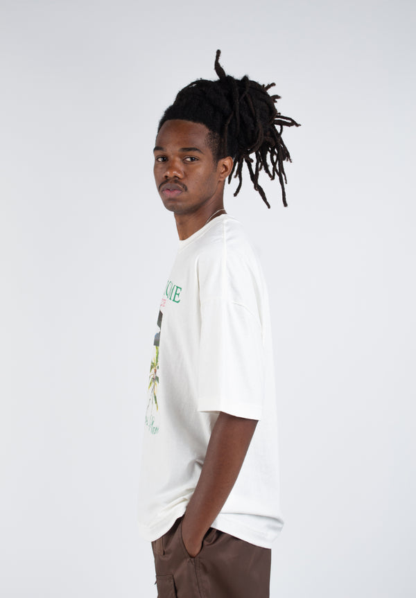 Camiseta Oversized Overcome Airplane Off White