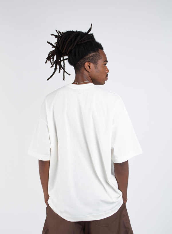 Camiseta Oversized Overcome Airplane Off White