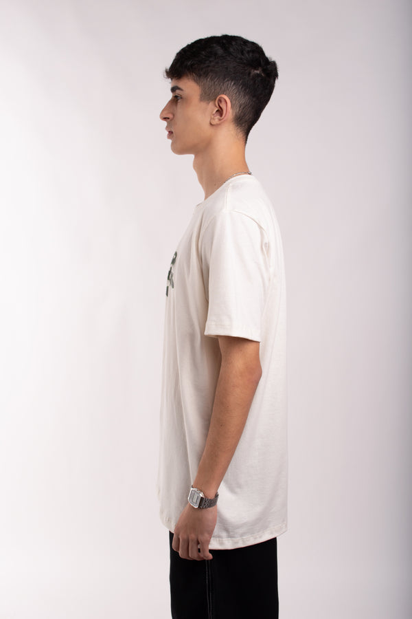 Camiseta Overcome Street Logo Off White