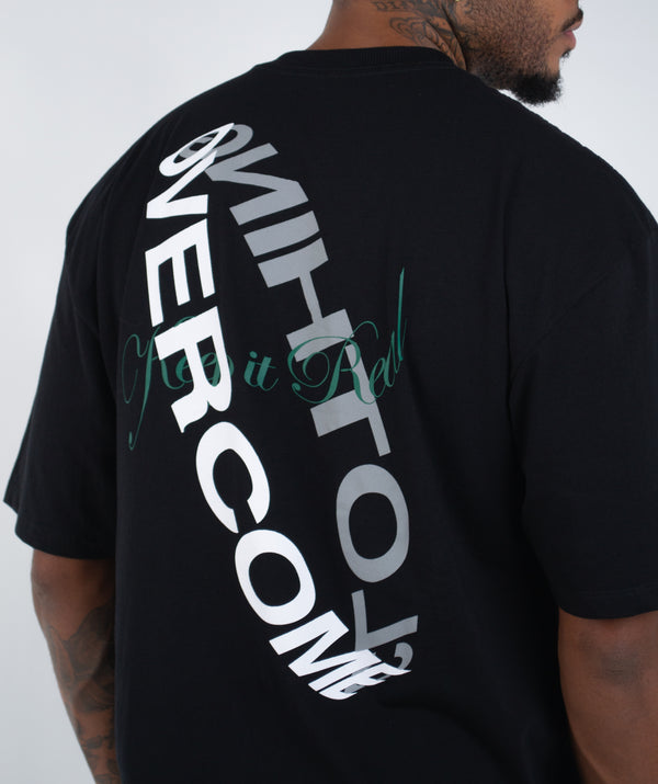 Camiseta Overcome Oversized Magnetic Preto