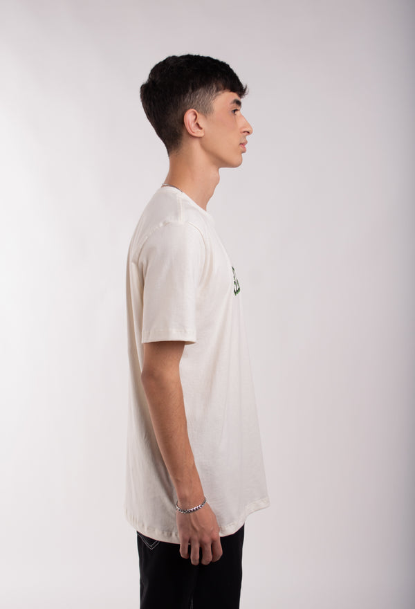 Camiseta Overcome Street Logo Off White