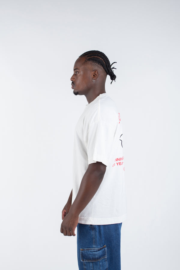 Camiseta Overcome Oversized Zona Sul Off White
