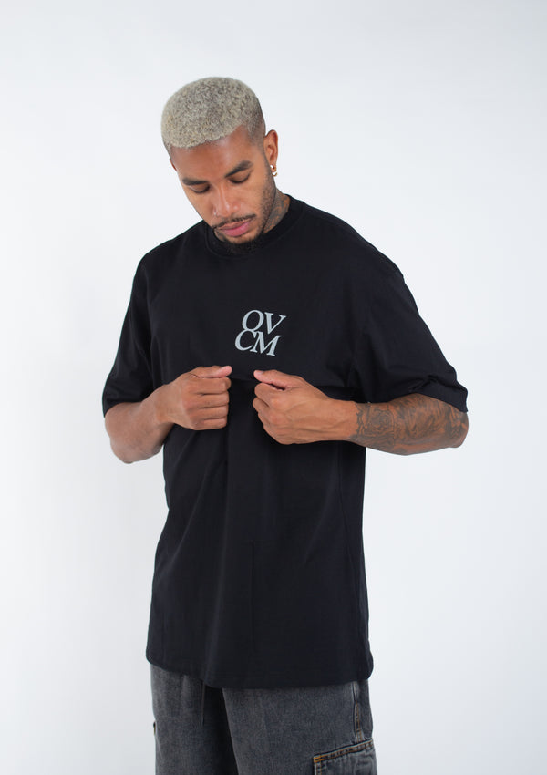 Camiseta Overcome Oversized OVCM Square Preto