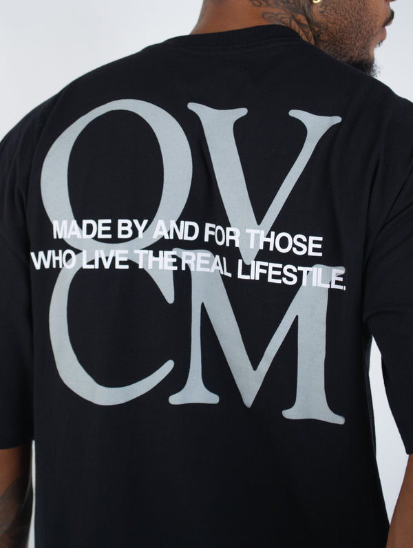 Camiseta Overcome Oversized OVCM Square Preto