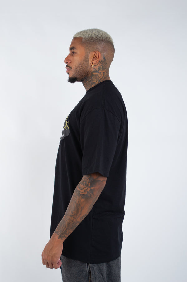Camiseta Overcome Oversized Wide Open Preto
