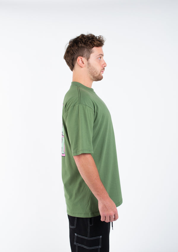 CAMISETA OVERCOME FRESH OVCM VERDE MILITAR