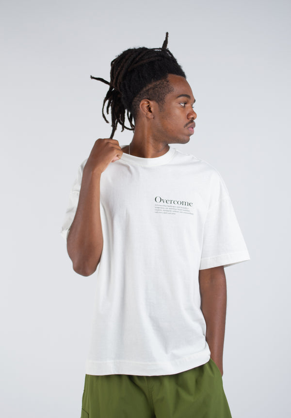 Camiseta Oversized Overcome Blue Limit Off White