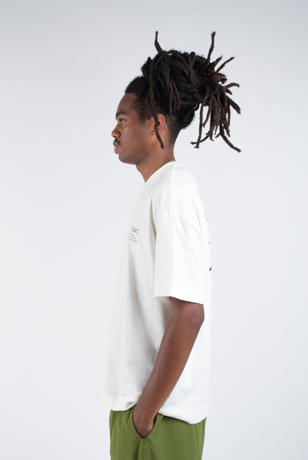 Camiseta Oversized Overcome Blue Limit Off White