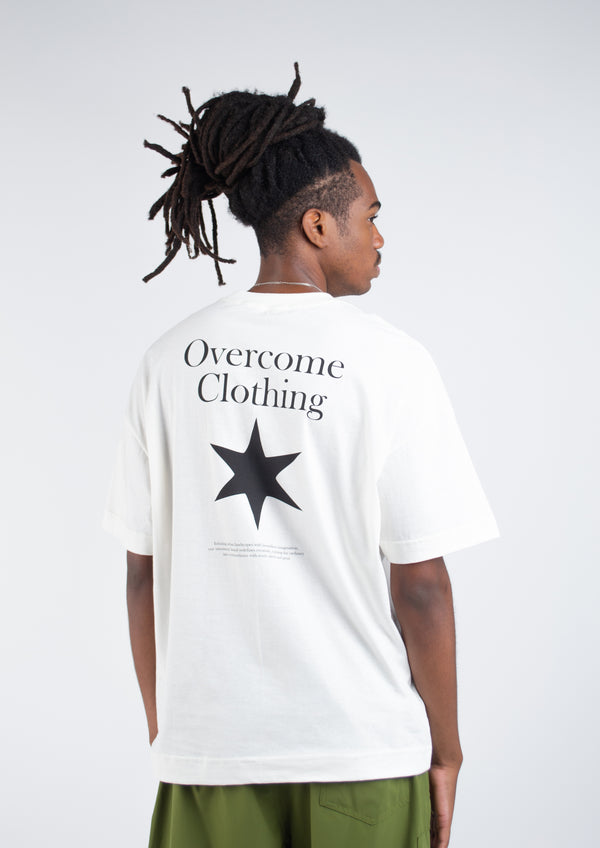 Camiseta Oversized Overcome Blue Limit Off White