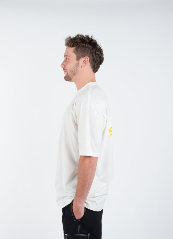 Camiseta Overcome Big Rose Off White