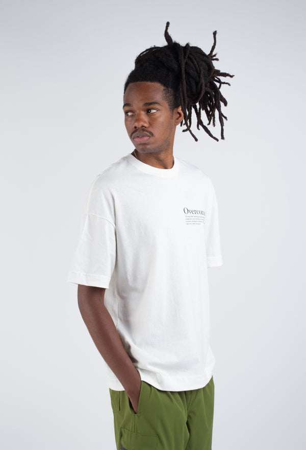Camiseta Oversized Overcome Blue Limit Off White