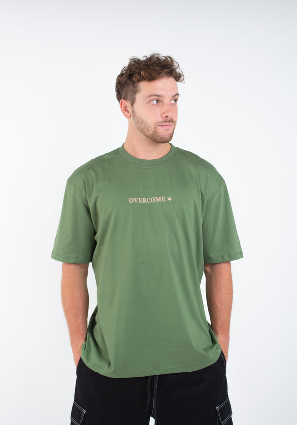 Camiseta Overcome Global Lines Verde