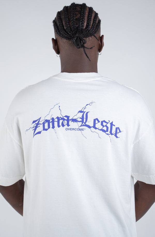 Camiseta Overcome Oversized Zona Leste Off White
