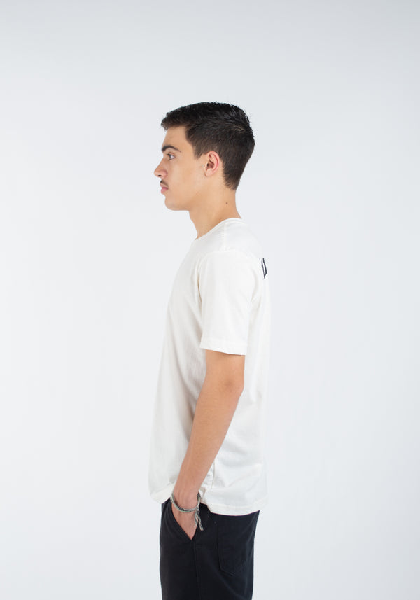 Camiseta Overcome Back School Off White