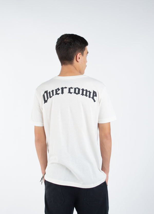 Camiseta Overcome Back School Off White