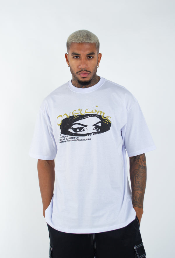 Camiseta Overcome Wide Open Branca