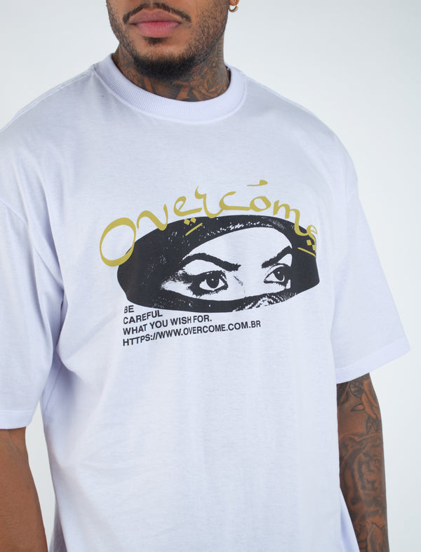 Camiseta Overcome Wide Open Branca
