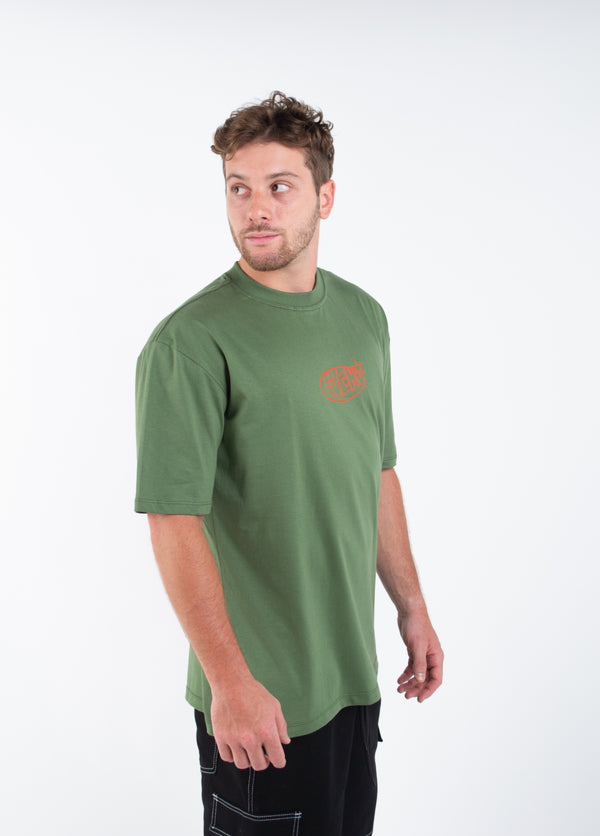 Camiseta Overcome Star Bound Verde Militar