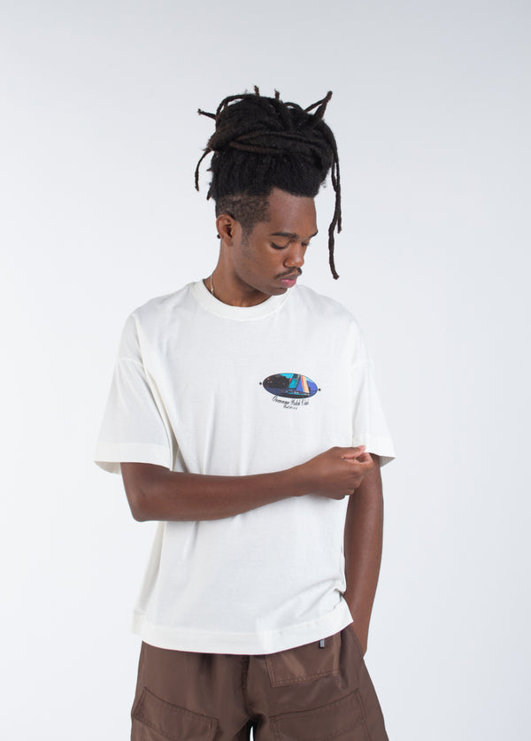 Camiseta Oversized Overcome Yatch Off White