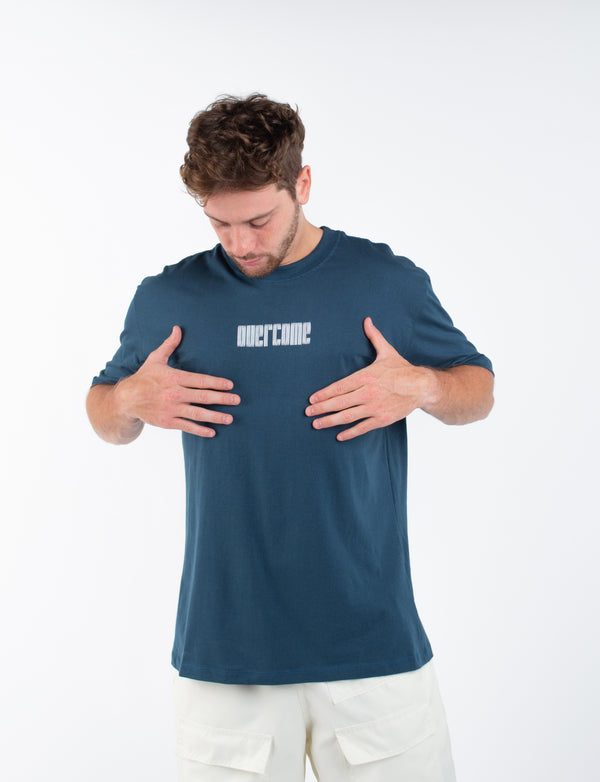 Camiseta Overcome Double Smile Azul