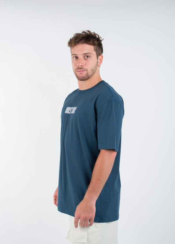 Camiseta Overcome Double Smile Azul