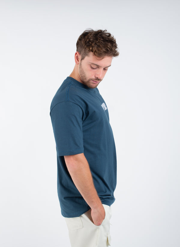 Camiseta Overcome Double Smile Azul